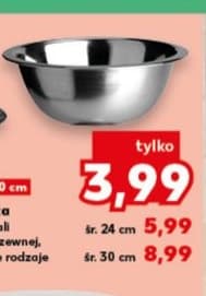 miska ze stali nierdzewnej