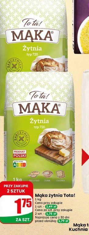 mąka żytnia typ 720
