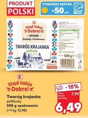 twaróg krajanka półtłusty