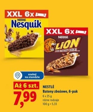 batony zbożowe XXL