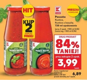 passata rustica z bazylią