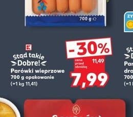 parówki wieprzowe