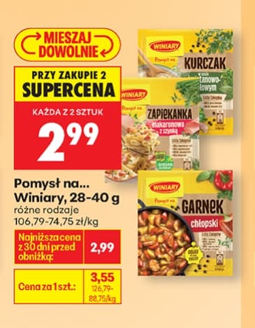 mieszanka przypraw do dań kurczak, zapiekanka, garnek chłopski