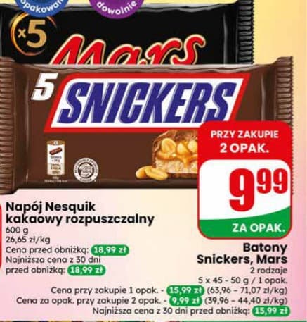 batony różne marki