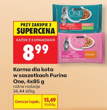 karma dla kota w saszetkach
