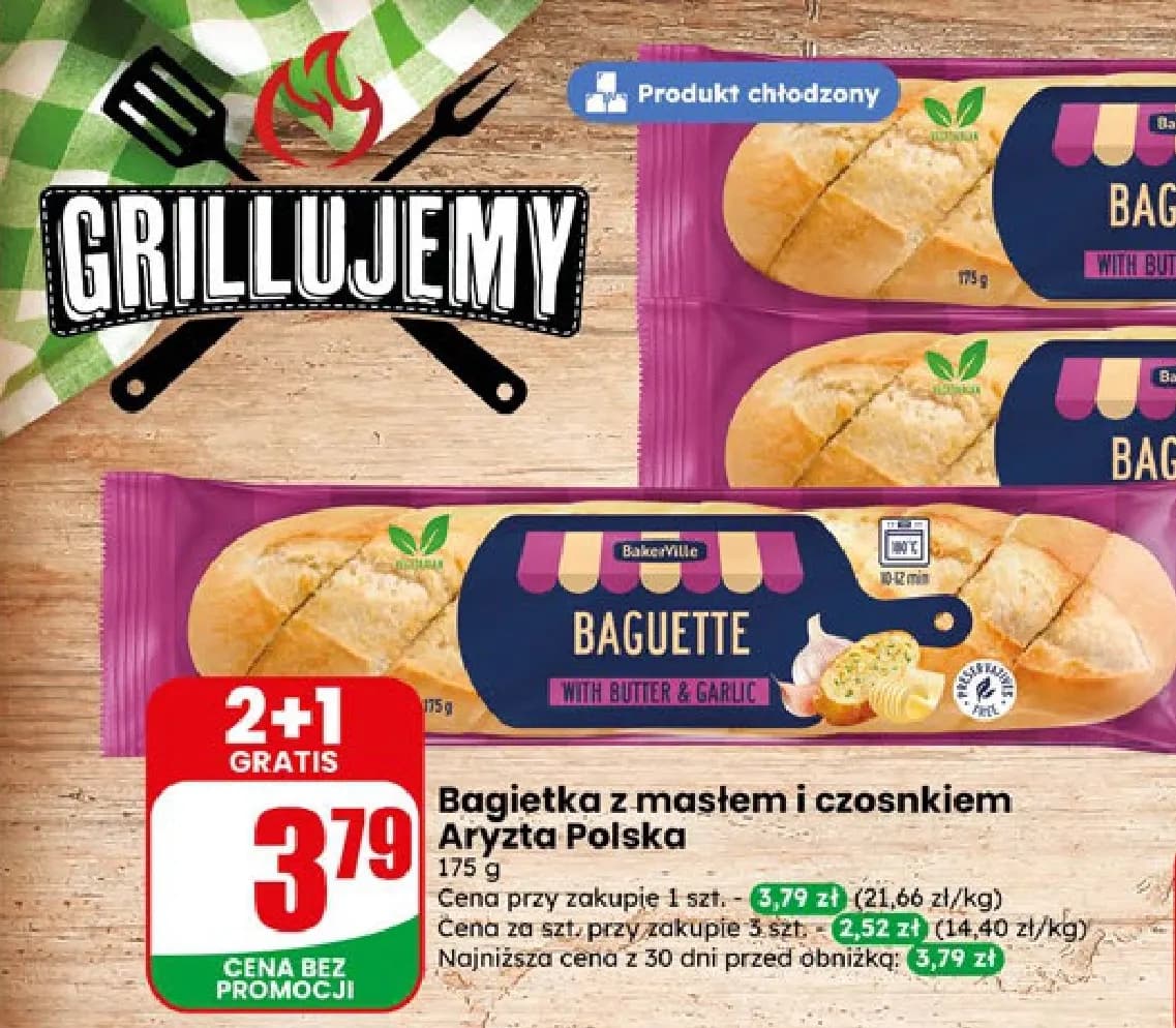 bagietka z masłem i czosnkiem