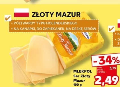 ser złoty mazur