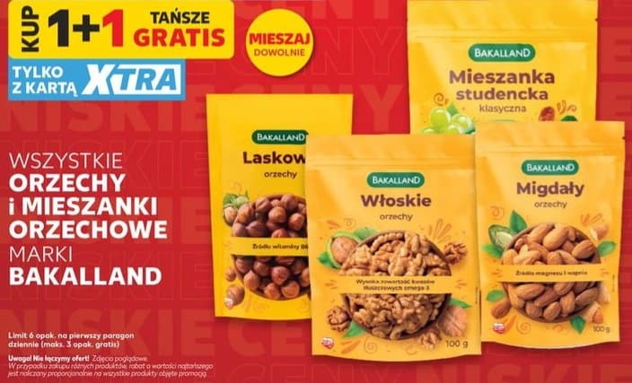wszystkie orzechy i mieszanki orzechowe