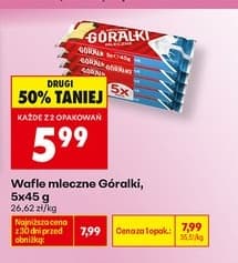 wafle mleczne Góralki