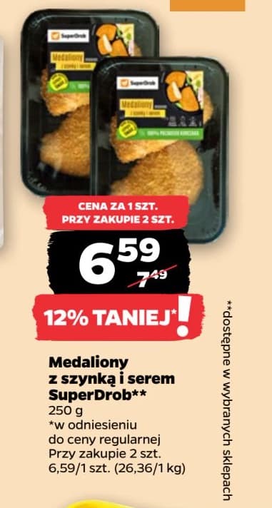 medaliony z szynką i serem