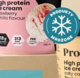 lody wysokobiałkowe truskawkowo-waniliowe