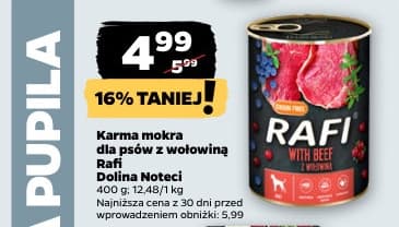 karma mokra dla psów z wołowiną