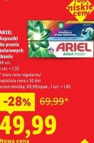 kapsułki do prania kolorowych tkanin