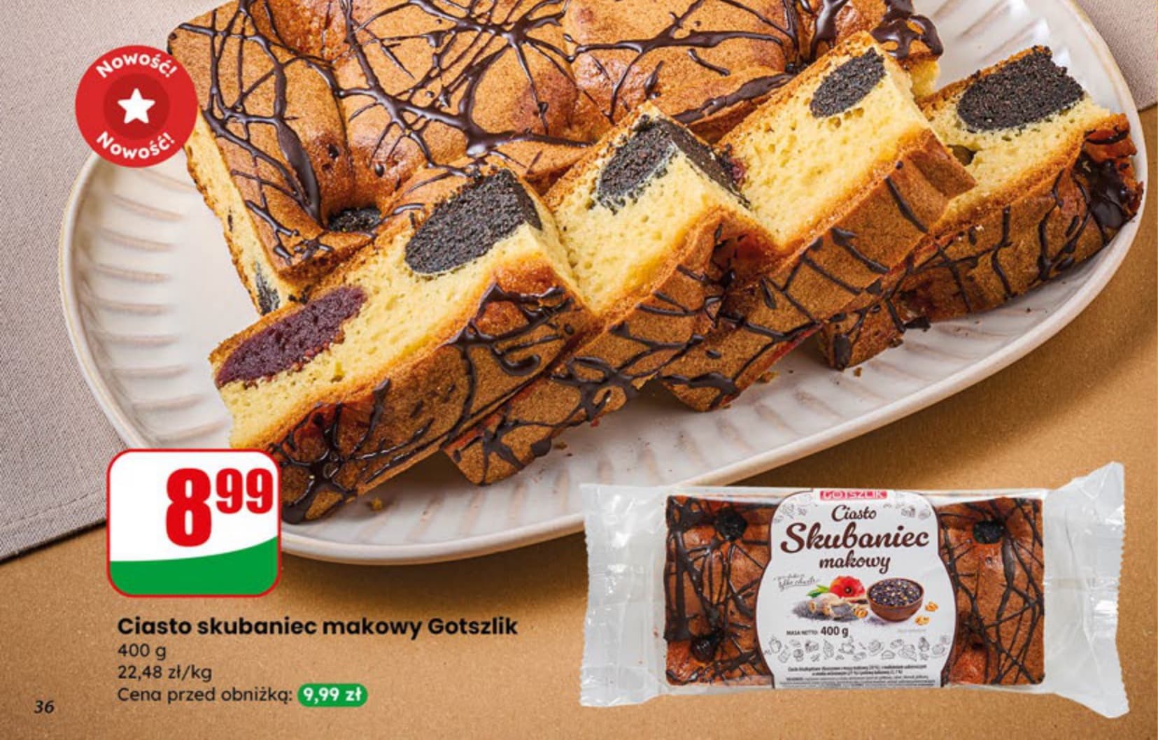 ciasto skubaniec makowy
