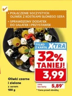 oliwki czarne i zielone z serem