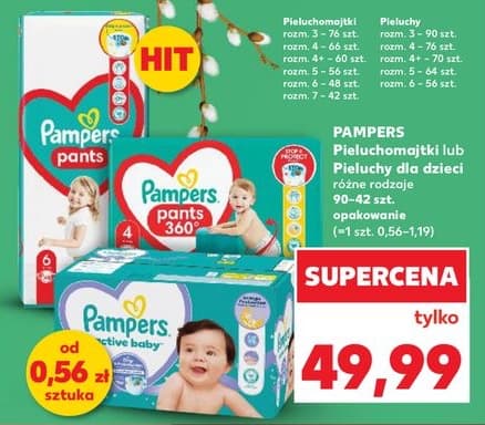 pieluchomajtki lub pieluchy dla dzieci