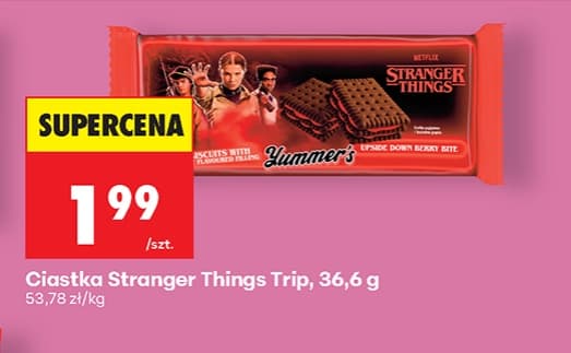 ciastka czekoladowe Stranger Things Trip
