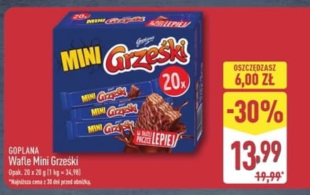 wafelki mini grześki