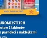 Zestaw 2 lakierów do paznokci z naklejkami