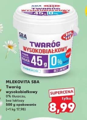 twaróg wysokobiałkowy 0% tłuszczu bez laktozy