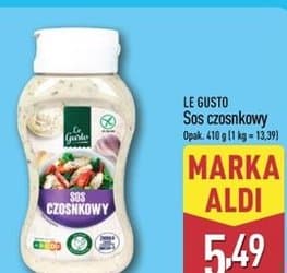 sos czosnkowy