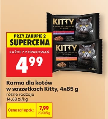karma dla kotów w saszetkach różne rodzaje