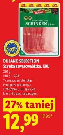 szynka szwarcwaldzka, XXL