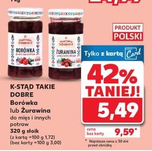 borówka do mięs i drobiu