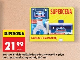 zestaw odświeżacz do zmywarki + płyn do czyszczenia zmywarki