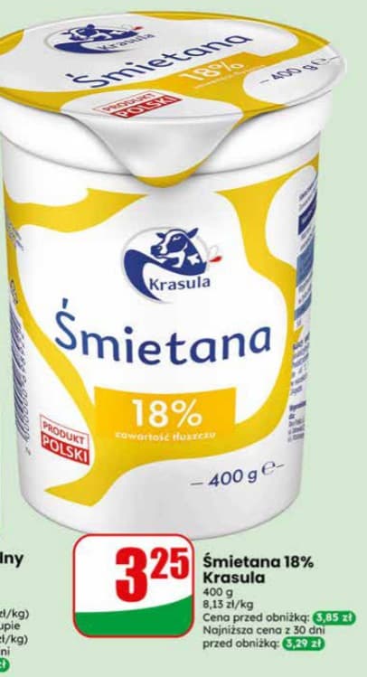 śmietana 18%