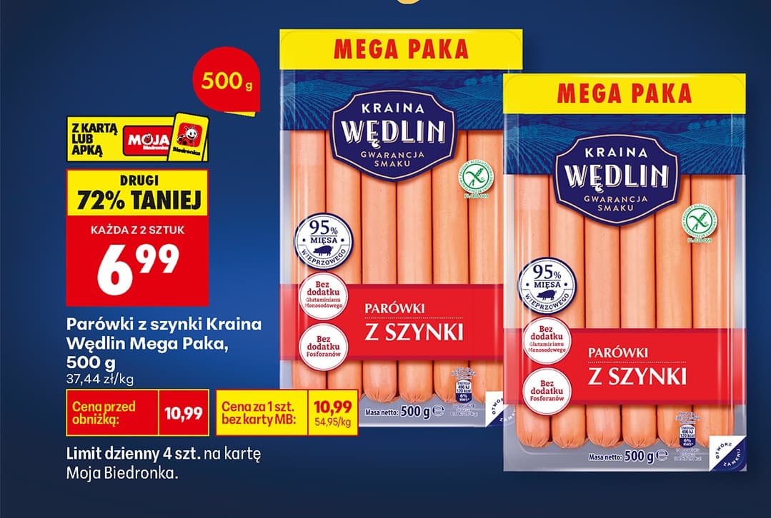 parówki z szynki