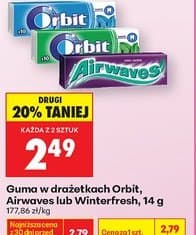 guma do żucia w drażetkach