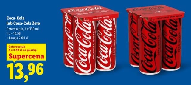 napój gazowany cola