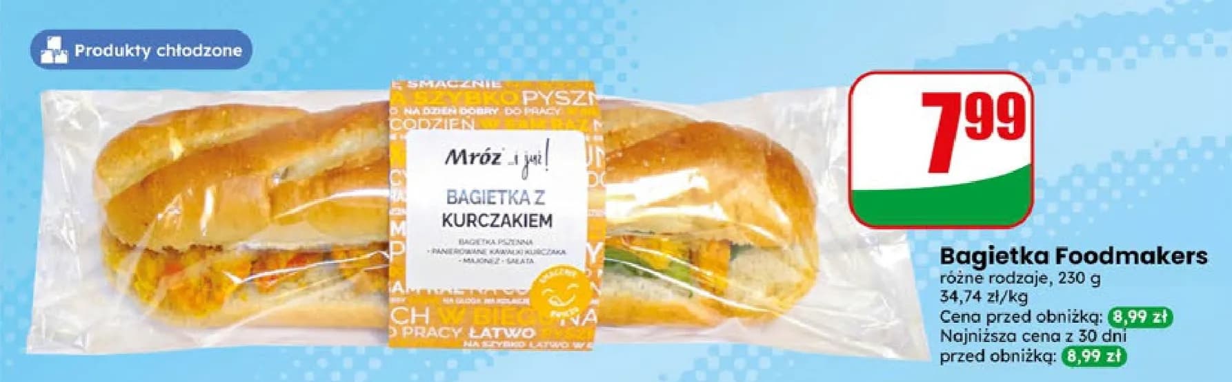 bagietka z kurczakiem