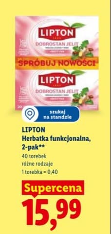 herbatka funkcjonalna w torebkach, 2-pak