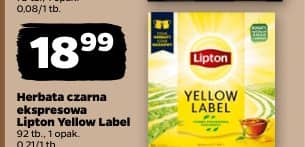 Lipton herbata czarna ekspresowa 92tb