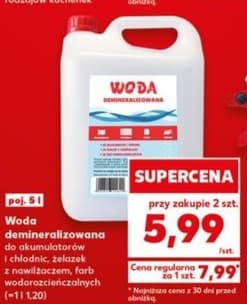 woda demineralizowana