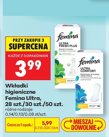 wkładki higieniczne ultra