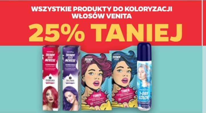 wszystkie produkty do koloryzacji włosów