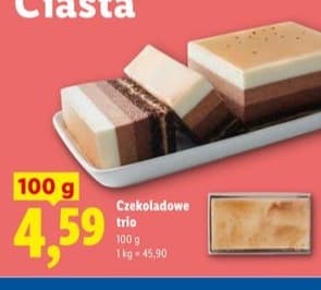 ciasto czekoladowe trio