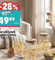 zestaw szklanek ze słomką Citrini