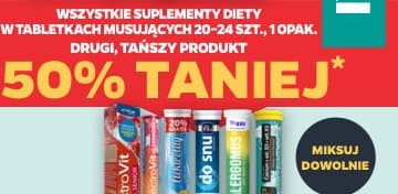 wszystkie suplementy diety w tabletkach musujących