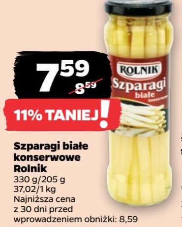 szparagi białe konserwowe