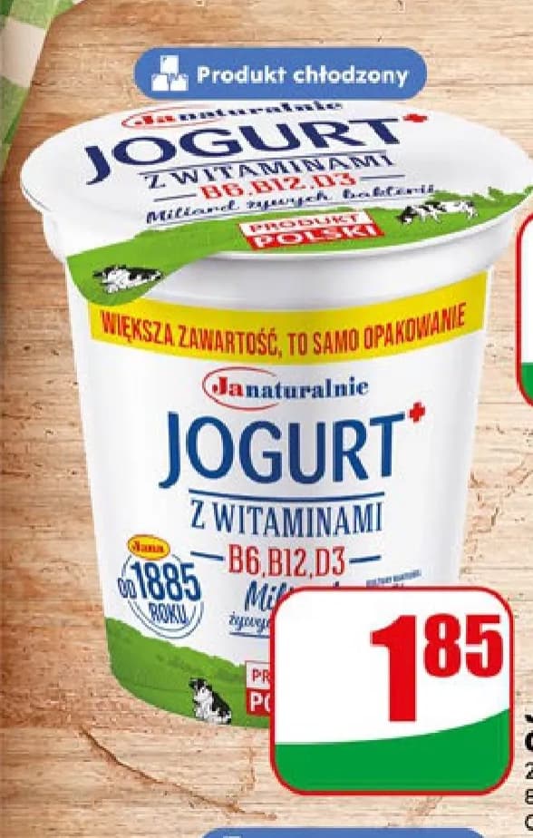 jogurt z witaminami