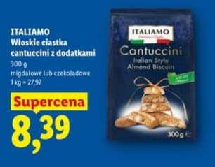 włoskie ciastka cantuccini z dodatkami