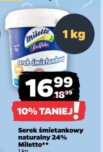 serek śmietankowy naturalny 24%