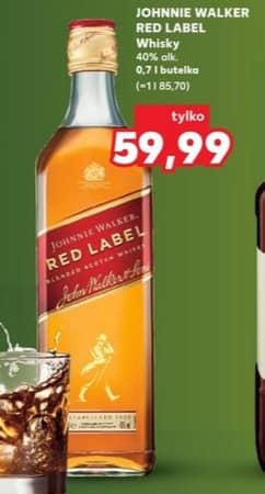 Johnnie Walker whisky red label 0.7l
