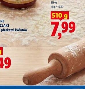 konfitura z płatkami kwiatów