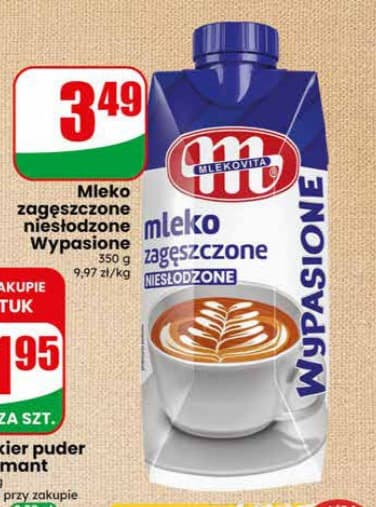 mleko zagęszczone niesłodzone