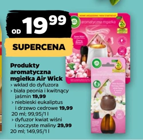 aromatyczna mgiełka do dyfuzora